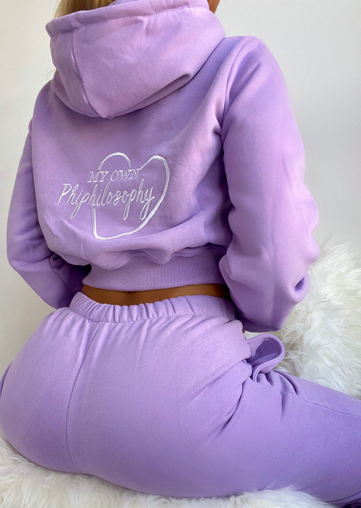 My Own Phiphilosophy Hoodie Set in Lilac